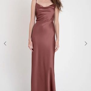 JENNY YOO Sylvie Dress in Cinnamon Rose